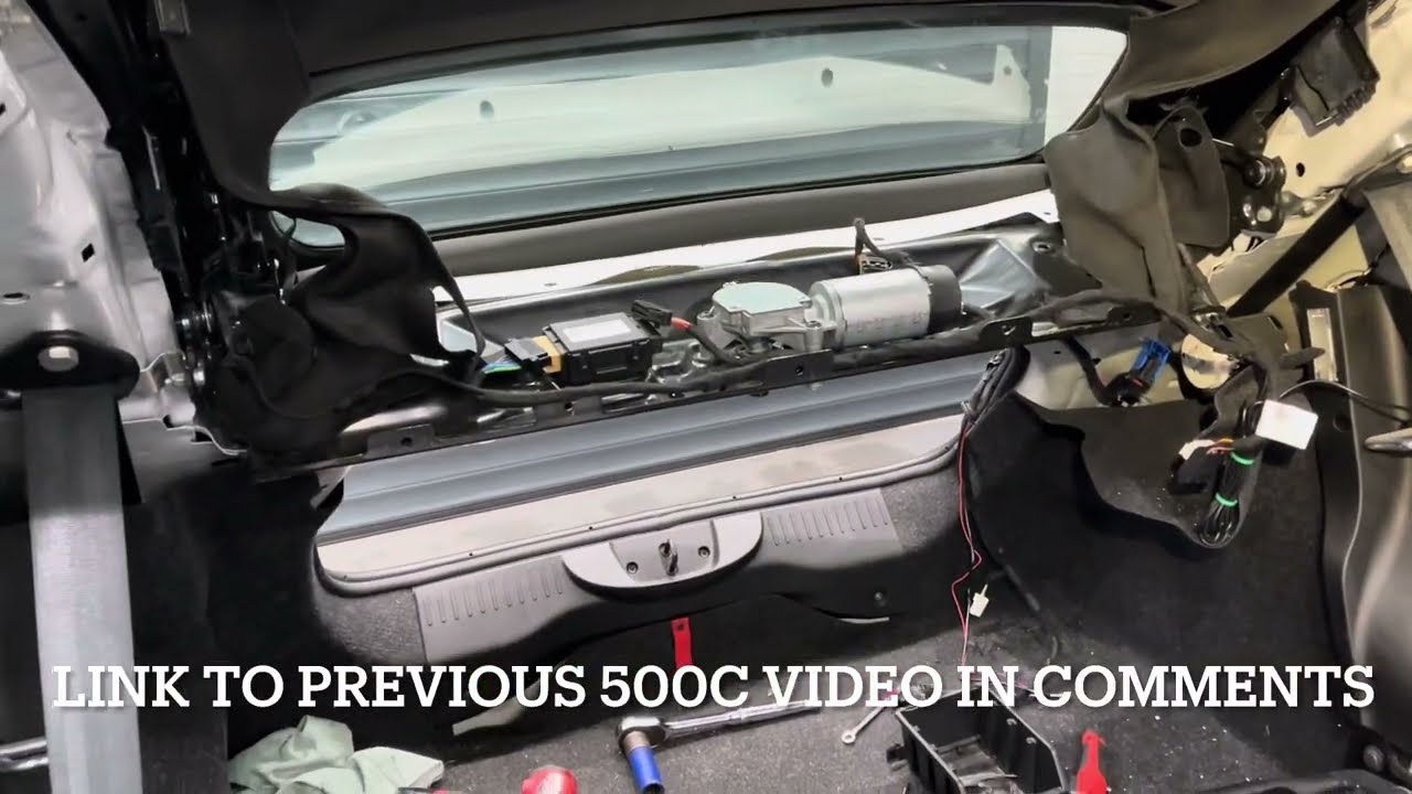 Fiat 500C Roof Operation Sequence