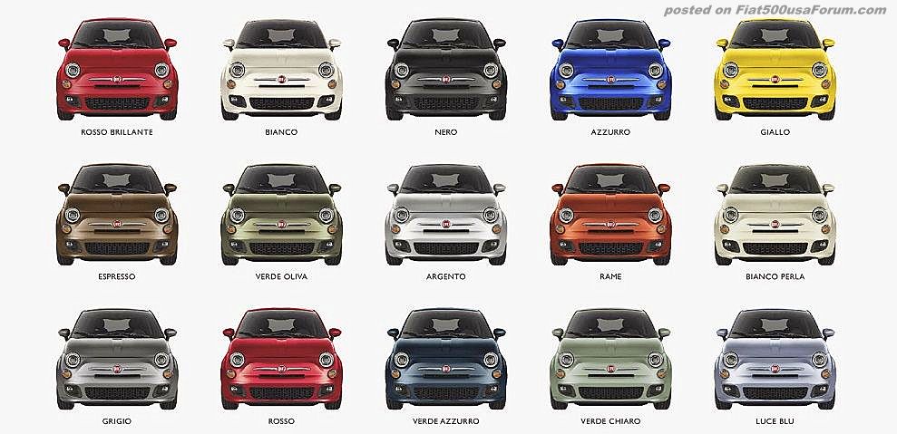 Fiat 500 Colour Therapy