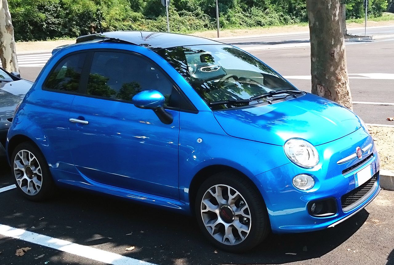 Fiat 500 Italia Blue