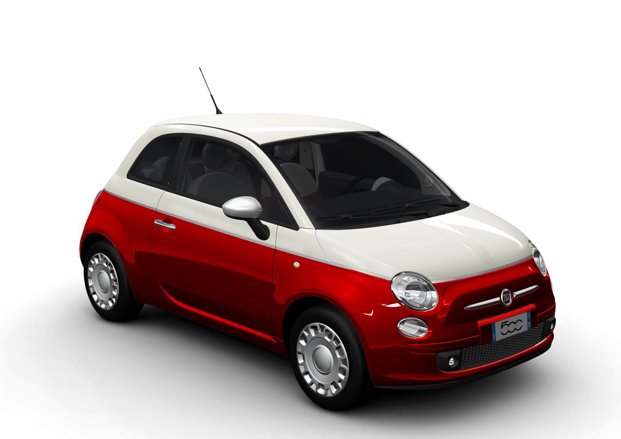 Two Tone Fiat 500