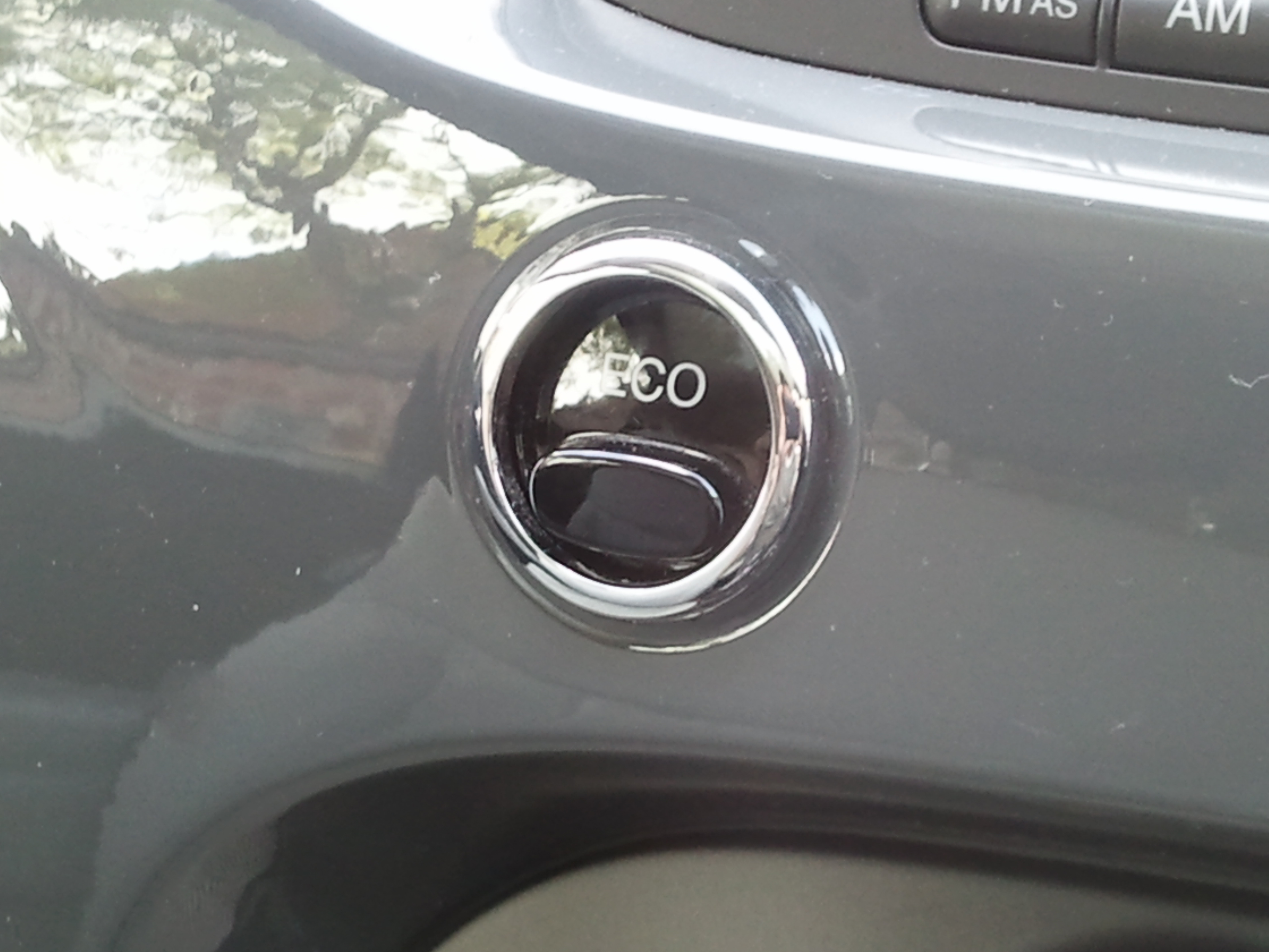 Fiat 500 City Button Dashboard