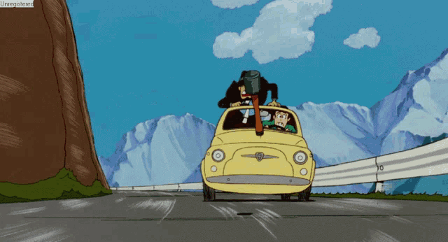Fiat 500 Lupin Iii Anime